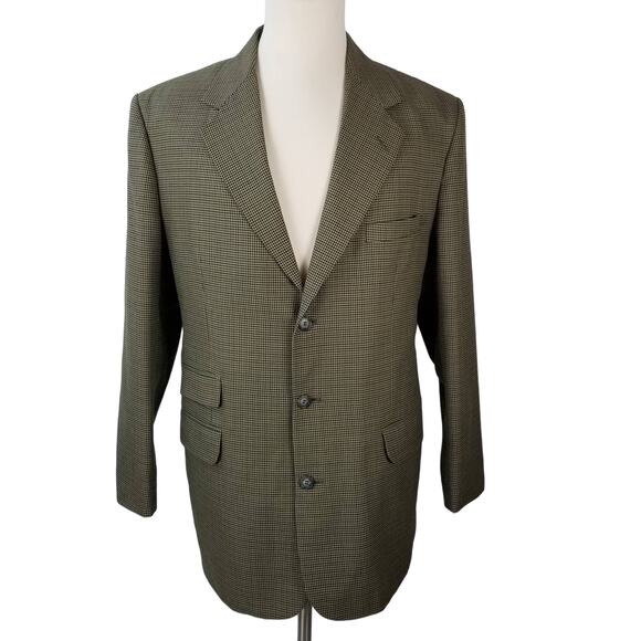 Orvis Sport Coat Blazer Jacket 3 Button 3 Pockets Vintage USA Size 44 L - Picture 1 of 5